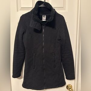 North Face, Long Black Jacket, Small